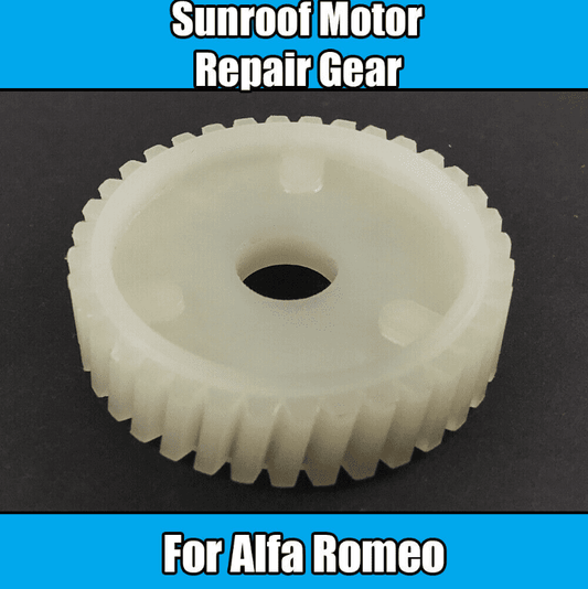 1x Repair Gear for Alfa Romeo Sunroof Motor Repair Gear White Plastic