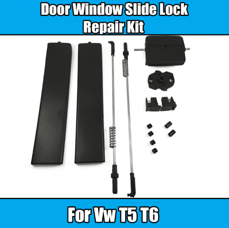 1x Repair Kit for VW Transporter T5 T6 Sliding Door Window Glass Hatch Lock L&R