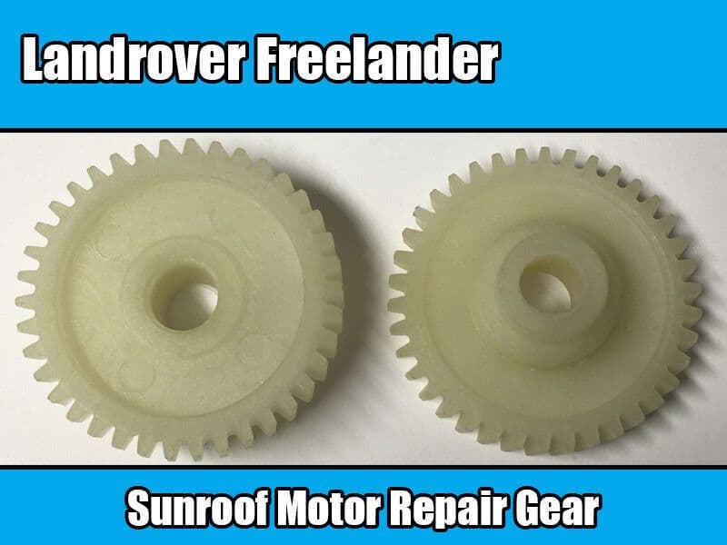 1x Sunroof Motor Gear Replacement White for Land Rover Freelander