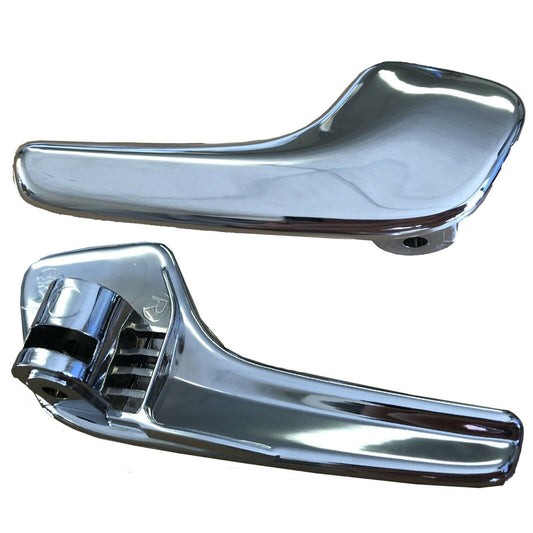1x Van Chrome Inner Interior Door Handle Right Driver Side for Vauxhall Corsa D