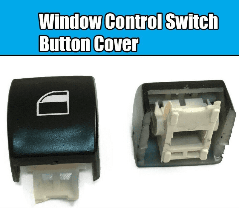 1X Window Control Switch Cover for BMW X3 E83 X5 E53 E60 E61 E63 E64