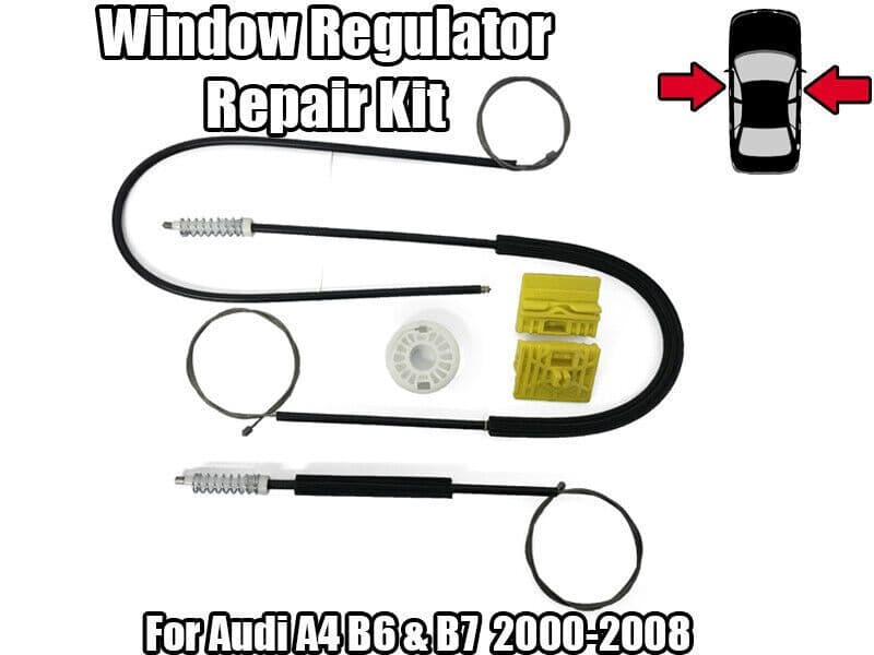 1x Window Regulator Kit for Audi A4 B6 B7 Front L & R Doors 2000-2008