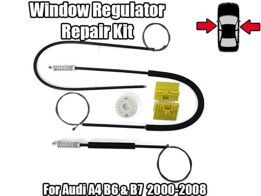 1x Window Regulator Kit for Audi A4 B6 B7 Front L & R Doors 2000-2008