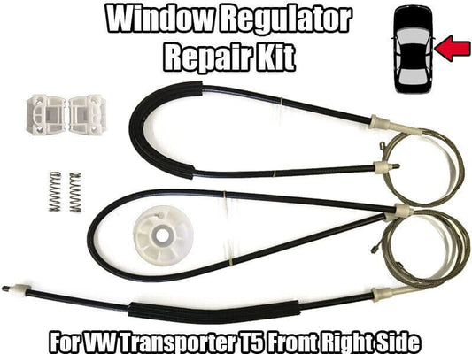 1x Window Regulator Kit for VW Transporter T5 Front Right Side 03-16