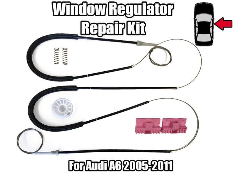 1x Window Regulator Repair Kit for Audi A6 2005-2011 Front Right