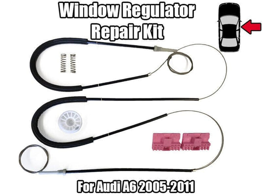 1x Window Regulator Repair Kit for Audi A6 2005-2011 Front Right