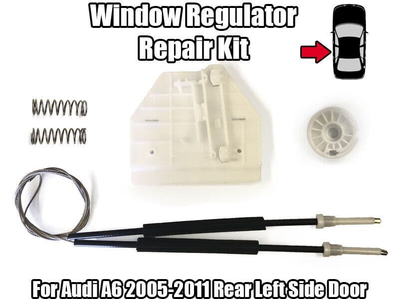 1x Window Regulator Repair Kit for Audi A6 2005-2011 Rear Left Side