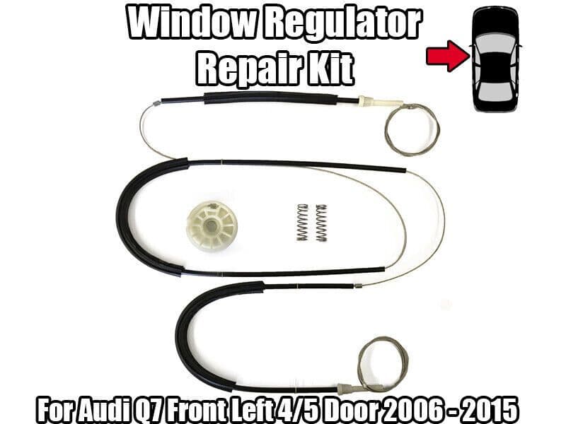 1x Window Regulator Repair Kit for Audi Q7 Front Left 4/5 Door '06-'15