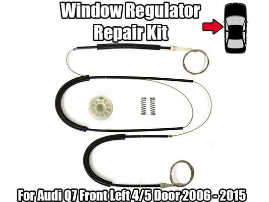 1x Window Regulator Repair Kit for Audi Q7 Front Left 4/5 Door '06-'15