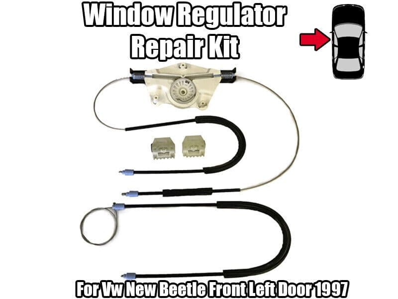 1x Window Regulator Repair Kit for VW New Beetle Front Left Door 1997>