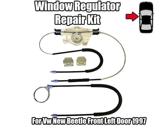 1x Window Regulator Repair Kit for VW New Beetle Front Left Door 1997>