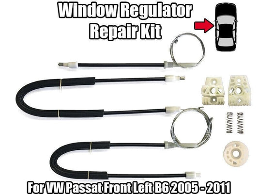 1x Window Regulator Repair Kit for VW Passat Front Left B6 2005-2011