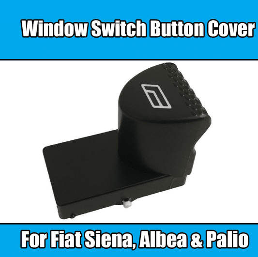 1x Window Switch Button Cover for Fiat Siena Albea Palio Black Plastic
