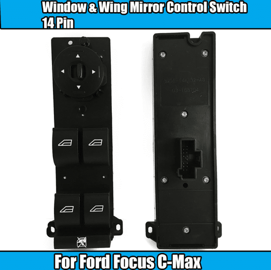1x Window & Wing Mirror Control Switch 14 Pin for Ford Focus C-Max