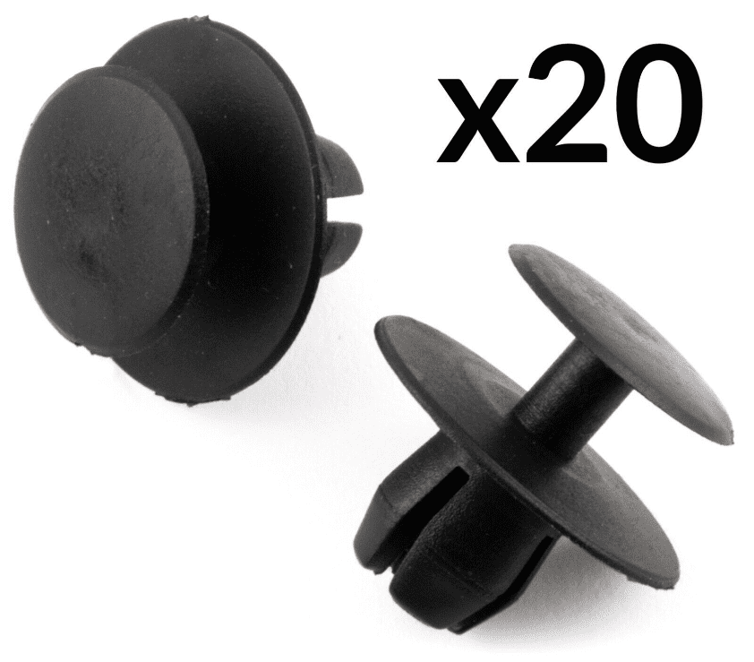 20 Plastic Trim Clip for Peugeot 206 306 406 Xsara Boot Lining Carpet Upholstery