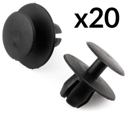 20 Plastic Trim Clip for Peugeot 206 306 406 Xsara Boot Lining Carpet Upholstery
