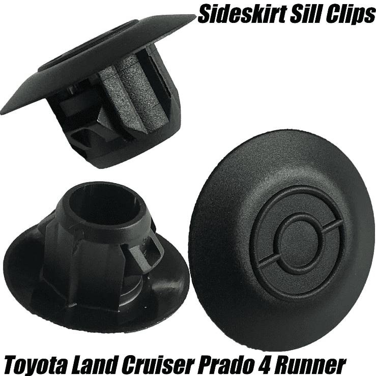 20x 12mm Plastic Clips for Toyota Land Cruiser Prado Side skirt Sill Moulding