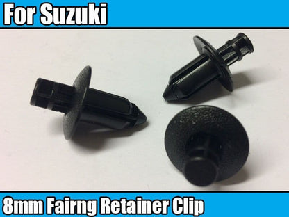 20x 8mm Trim Clips for Suzuki Fairing Shield Cover Rivet for Gsx Bergman V-Strom