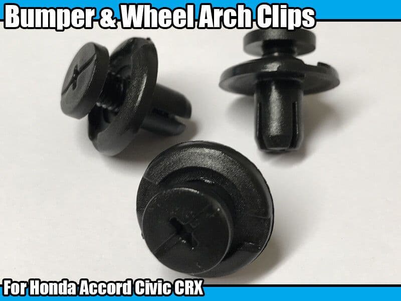 20x 8mm Wheel Arch Lining Splashguard Bumper Trim Clips for Honda Civic Accord