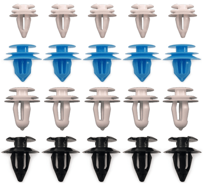 20x Assorted Clip Set for Renault Interior Door Card Trim Panels