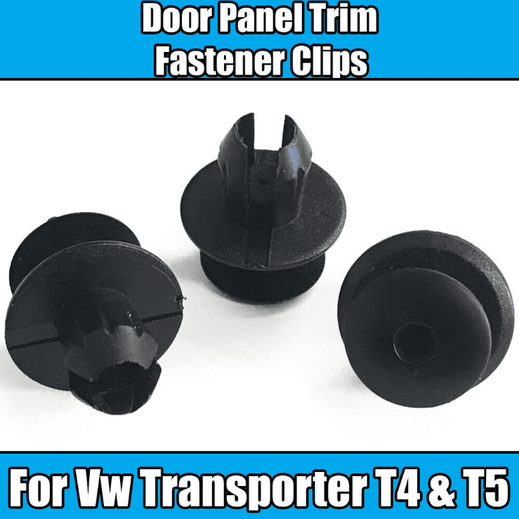 20x Black Clips for VW Transporter Eurovan T4 T5 Interior Trim Door Panel