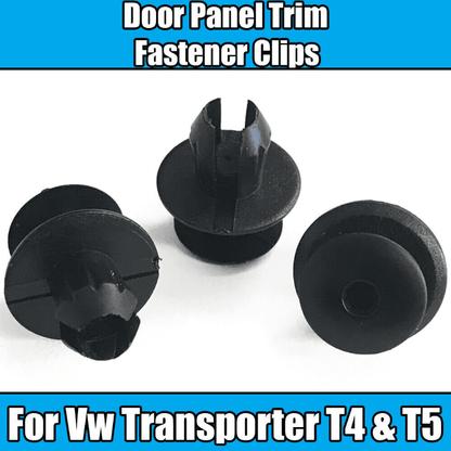 20x Black Clips for VW Transporter Eurovan T4 T5 Interior Trim Door Panel