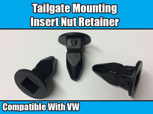 20x Black Plastic Clips for VW Tailgate Mounting Insert Nut Retainer 357827998