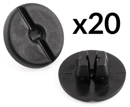 20x Black Plastic Fastener Retainer Clips for Vauxhall Astra G Corsa C Headlight
