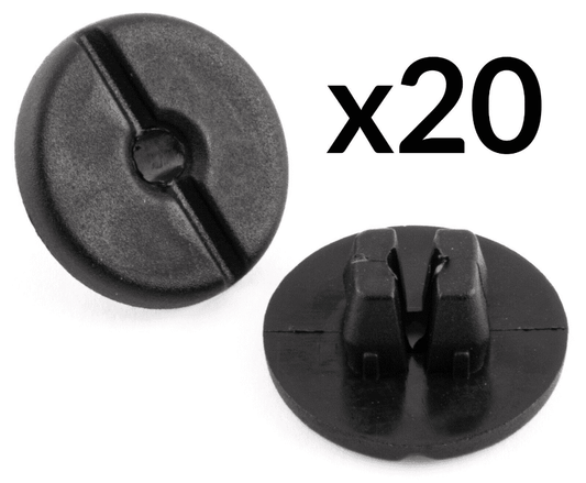 20x Black Plastic Fastener Retainer Clips for Vauxhall Astra G Corsa C Headlight
