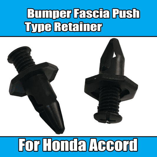 20x Black Plastic Push Type Clips Retainer for Honda Accord Bumper Fascia