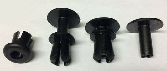 20x Black Plastic Rivet Trim Clips for BMW 3 Series Boot Panel Interior Strip