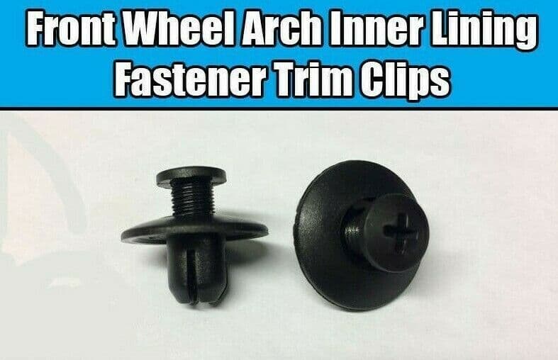 20x Black Plastic Trim Clips for Honda & Mazda Front Wheel Arch Inner Lining