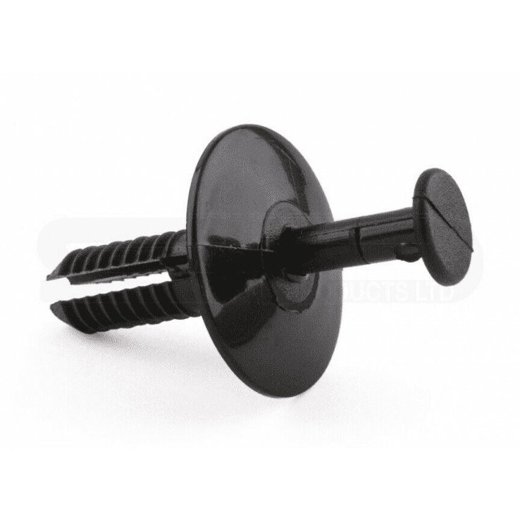 20x Black Rivet Retaining Trim Clips for BMW Wheel Arch Bumper Body Panel