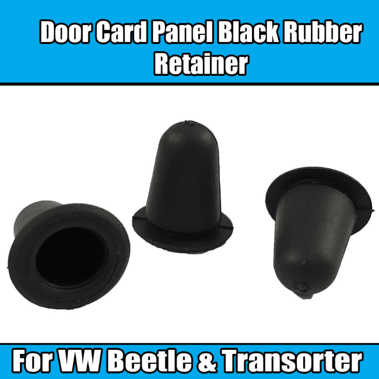 20x Black Rubber Bungs for VW Beetle T1 T3 T34 Transporter Door Card Panel