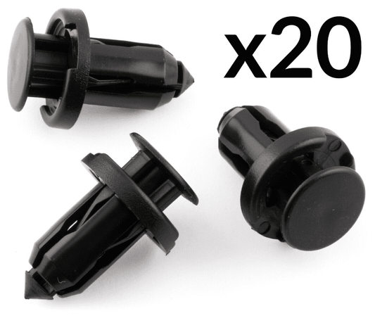 20x Bonnet Bumper Plastic Rivet Trim Clip for Honda Nissan CRV Civic