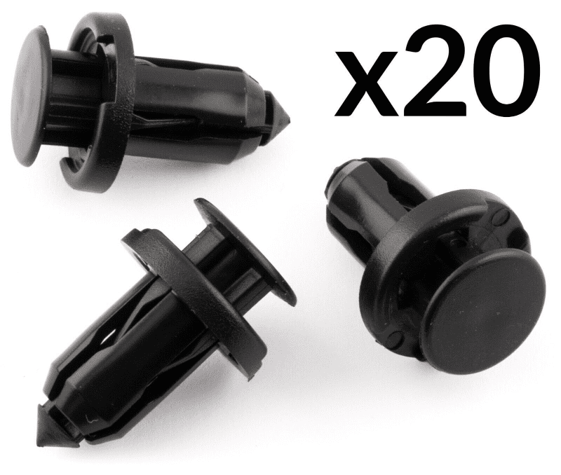 20x Bonnet Bumper Trim Clip Plastic Rivet for Mazda & Subaru Impreza Legacy