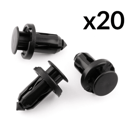 20x Bonnet Bumper Trim Clip Plastic Rivet for Mazda & Subaru Impreza Legacy