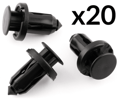 20x Bonnet Bumper Trim Clip Plastic Rivet for Subaru Impreza Legacy Forester