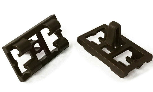 20x Brown Clips for BMW X5 E53 Lower Door Weatherstrip Rubber Seal