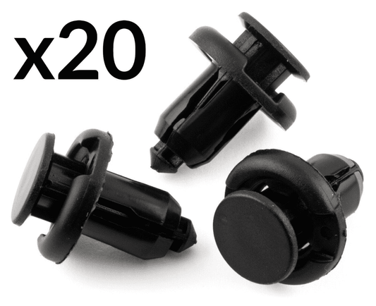 20x Bumper Plastic Grill Clip Trim Rivet for Honda Civic CRV Accord Integra HRV