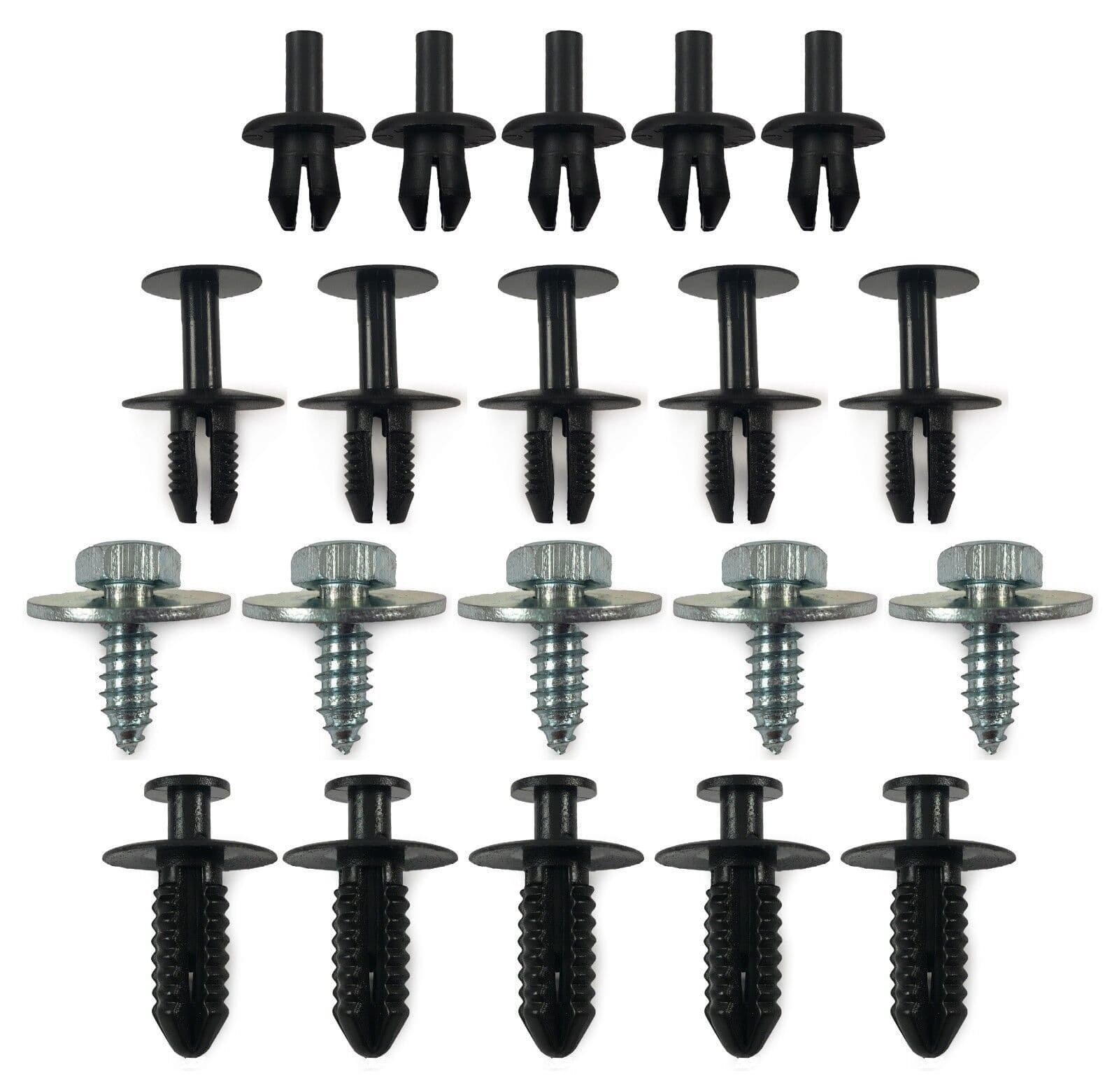 20x Bumper Wheel Arch Door Panel Moulding Fastener Trim Clips for Mercedes CLA