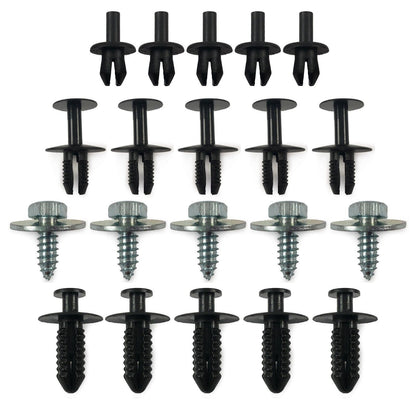 20x Bumper Wheel Arch Door Panel Moulding Fastener Trim Clips for Mercedes CLA