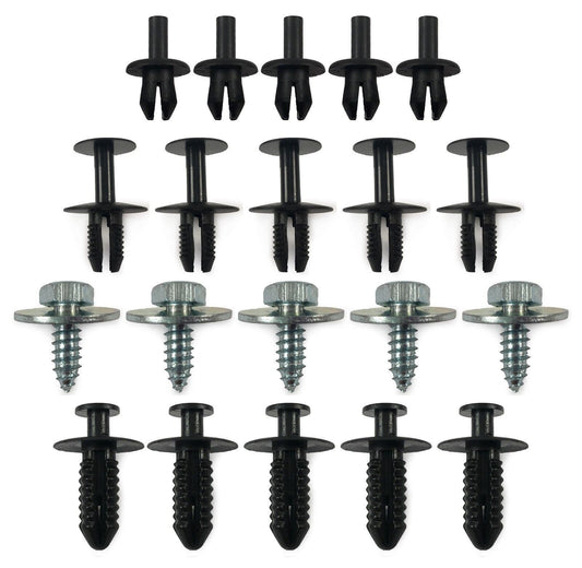 20x Bumper Wheel Arch Door Panel Moulding Fastener Trim Clips for Mercedes CLA