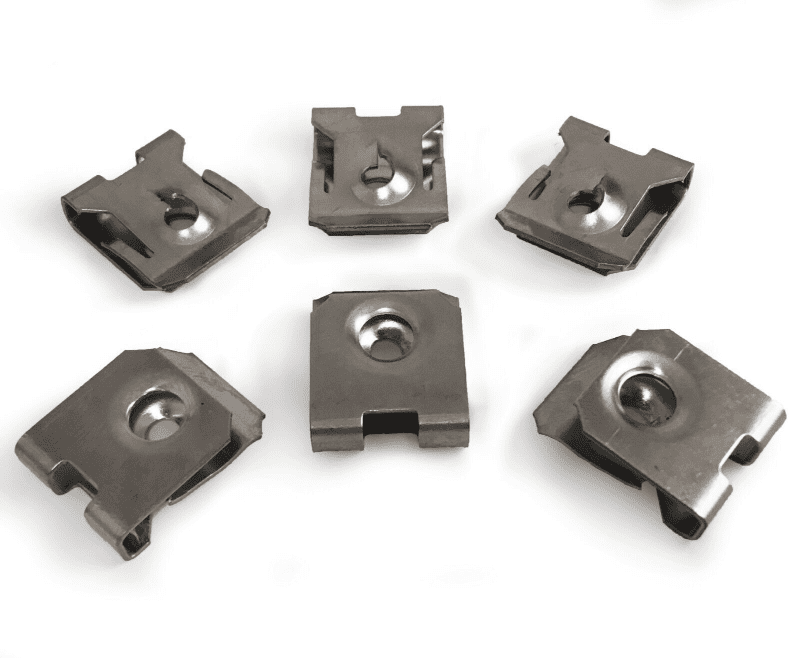 20x Captive Stainless Steel Retaining Bracket Trim Clips Fastener Nuts for Ford