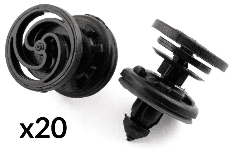 20x Clips for Audi A4 A5 A6 A7 A8 Q5 Q7 Interior Door Card Trim Retainer Black