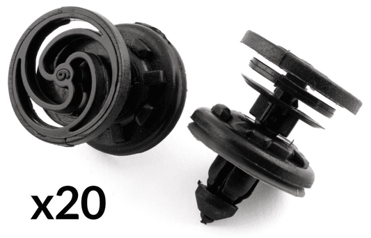 20x Clips for Audi A4 A5 A6 A7 A8 Q5 Q7 Interior Door Card Trim Retainer Black