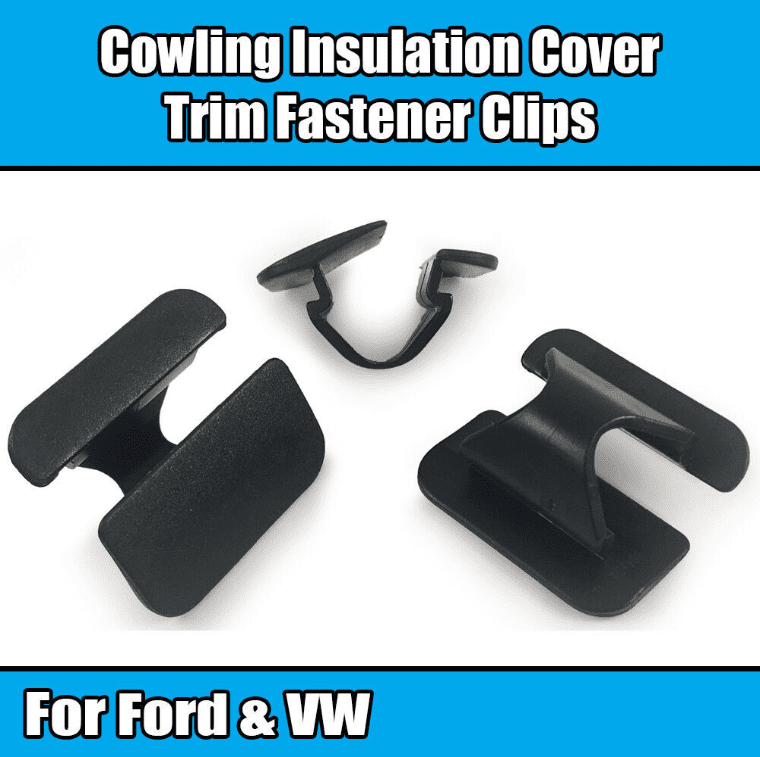 20x Clips for Ford VW Bonnet Cowling Insulation Cover Lining Fastener W709688