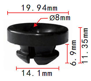 20x Clips for Honda Civic Accord Universal Hood Rod Pivot Grommet 91604-Sd2-013