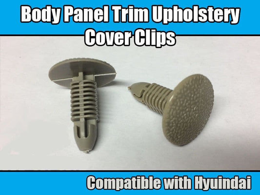 20x Clips for Hyundai Body Panel Trim Upholstery Cover Grey Plastic 8532521000Yl