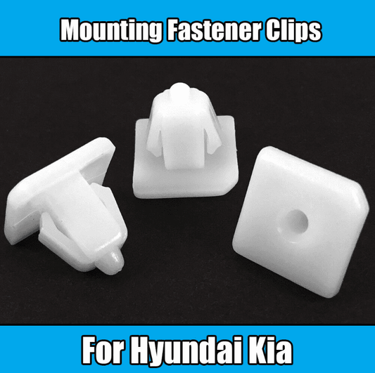 20x Clips for Hyundai Kia Bumper Fastener Mounting Clips White Plastic